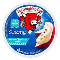 The Laughing Cow Creamy Aged White Cheddar Spread - 6 Oz - Image 3