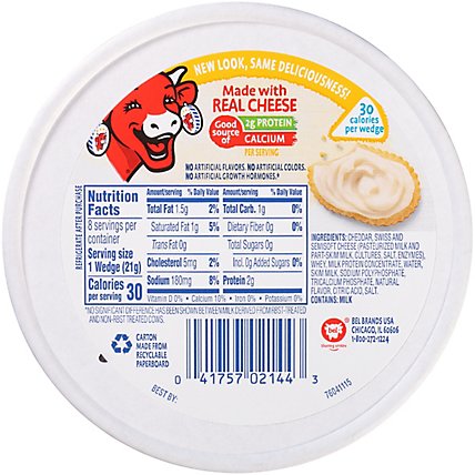 The Laughing Cow Creamy Aged White Cheddar Spread - 6 Oz - Image 6