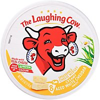 The Laughing Cow Creamy Aged White Cheddar Spread - 6 Oz - Image 2