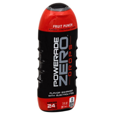 POWERADE Zero Drops Flavor Enhancer Fruit Punch 3 Fl. Oz. Vons