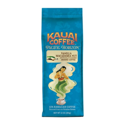 Kauai Coffee Hawaiian Ground Vanilla Macadamia Nut
