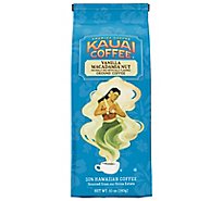 Kauai Coffee Coffee Hawaiian Ground Vanilla Macadamia Nut - 10 Oz