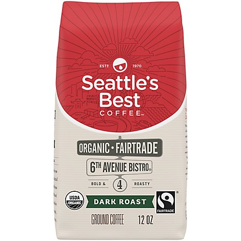 Seattles Best Coffee Coffee Ground Medium-Dark Rich Signature Blend No. 4 - 12 Oz