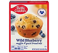 Betty Crocker Muffin & Quick Bread Mix Wild Blueberry - 16.9 Oz