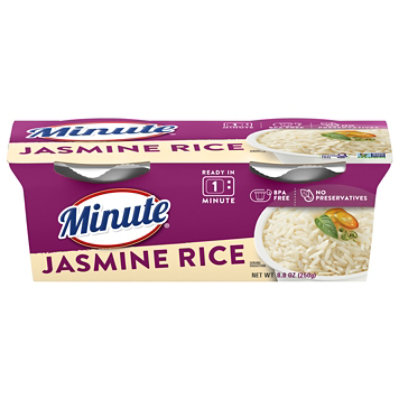 Minute Jasmine Rice Ready to Serve In Cup 2 Count - 8.8 Oz - Image 1