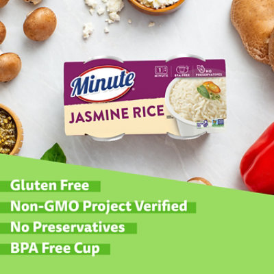 Minute Jasmine Rice Ready to Serve In Cup 2 Count - 8.8 Oz - Image 2