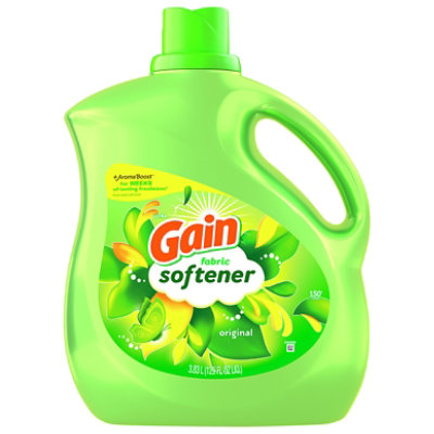 Gain Fabric Softener 150 Loads HE Compatible Original 129 Fl. Oz. Safeway