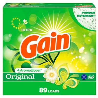 Gain Ultra Powder Laundry Detergent Original 80 Loads - 91 Oz - Image 1