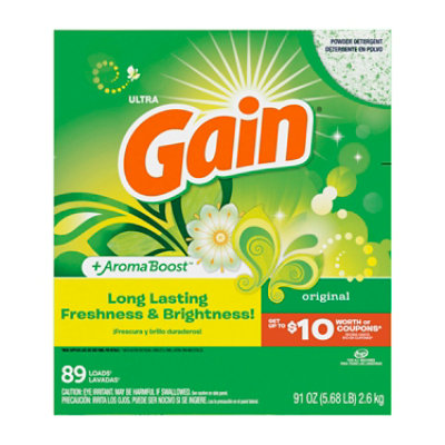 Gain Ultra Powder Laundry Detergent Original 80 Loads - 91 Oz - Image 7