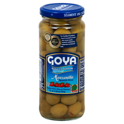 Goya Olives Spanish Manzanilla Pimiento Stuffed Jar - 6.75 Oz - Image 3