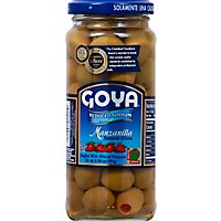 Goya Olives Spanish Manzanilla Pimiento Stuffed Jar - 6.75 Oz - Image 2
