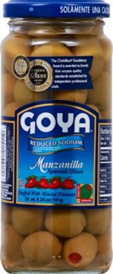 Goya Olives Spanish Manzanilla Pimiento Stuffed Jar - 6.75 Oz - Image 2