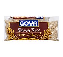 Goya Rice Brown Long Grain Bag - 16 Oz