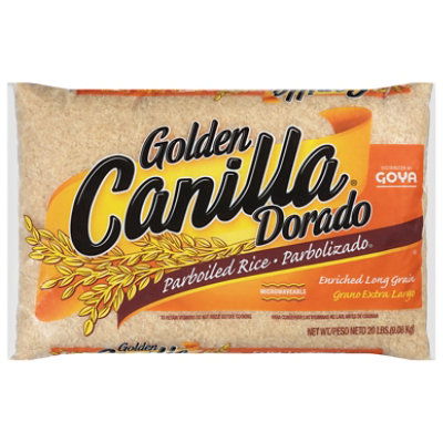 Goya Rice Canilla Golden Dorado Parboiled Enriched Long Grain Bag - 20 Lb - Image 2