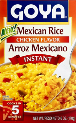 Goya Rice Mexican Instant Chicken Flavor Box - 6 Oz - Image 2