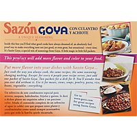 Goya Sazon Seasoning Con Culantro Y Achiote Box 36 Count - 6.33 Oz - Image 6