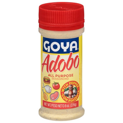 Goya Seasoning All Purpose Adobo With Pepper Jar - 8 Oz