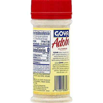 Goya Seasoning All Purpose Adobo With Pepper Jar - 8 Oz - Image 6