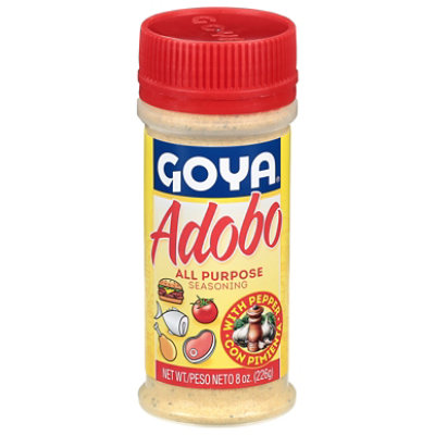 Goya Seasoning All Purpose Adobo With Pepper Jar - 8 Oz