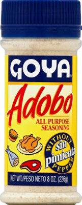 Goya Seasoning All Purpose Adobo Without Pepper Jar - 8 Oz - Image 2