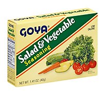 Goya Seasoning Salad & Vegetable Box - 1.41 Oz