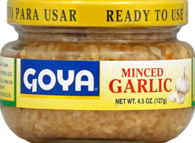 Goya Garlic Minced Jar - 4.5 Oz