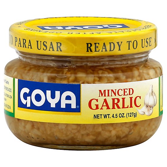 Goya Garlic Minced Jar - 4.5 Oz