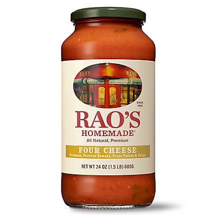 Raos Homemade Sauce 4 Cheese Jar - 24 Oz - Image 1