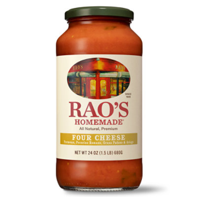 Raos Homemade Sauce 4 Cheese Jar - 24 Oz - Image 1