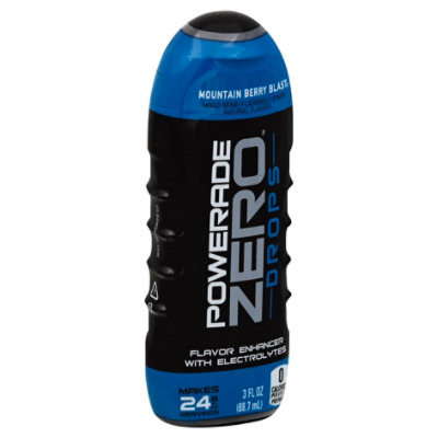 POWERADE Zero Drops Flavor Enhancer Mountain Berry Blast 3 Fl. Oz. Vons
