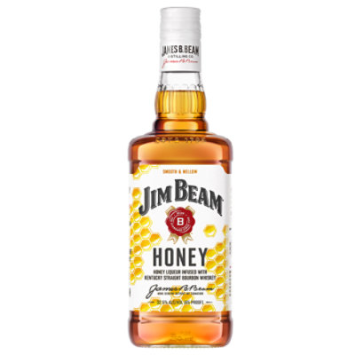 Jim Beam Whiskey Bourbon Kentucky Straight Honey 70 Proof - 750 Ml - Image 3