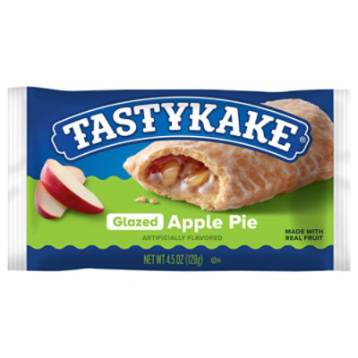 Tastykake Glazed Apple Snack Fruit Pie - 4.5 Oz