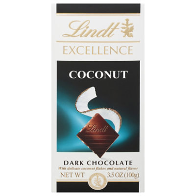 Lindt Excellence Coconut Dark Chocolate Candy Bar - 3.5 Oz - Image 2