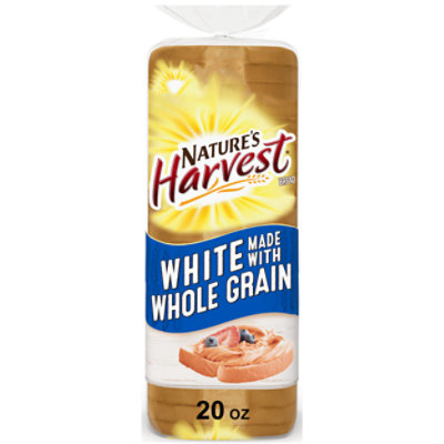 Nature's Harvest White made with Whole Grain - 20 Oz - Image 1