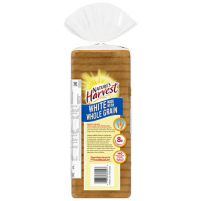 Nature's Harvest White made with Whole Grain - 20 Oz - Image 4