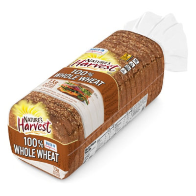 Nature's Harvest 100% Wheat Bread - 20 Oz - Image 4