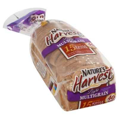 Nature's Harvest Light Multigrain Bread - 20 Oz - Image 1