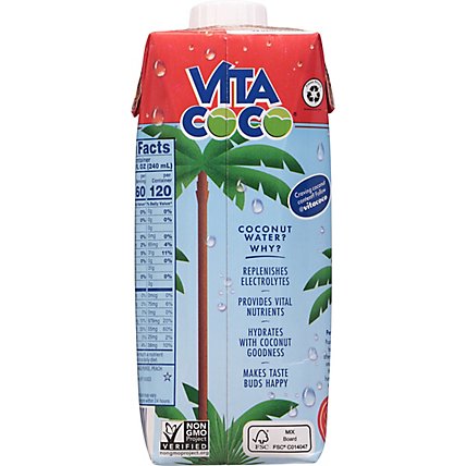 Vita Coco Coconut Water Pure With Peach & Mango - 16.9 Fl. Oz. - Image 4