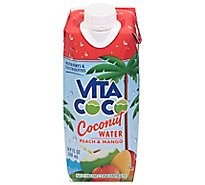Vita Coco Coconut Water Pure With Peach & Mango - 16.9 Fl. Oz.