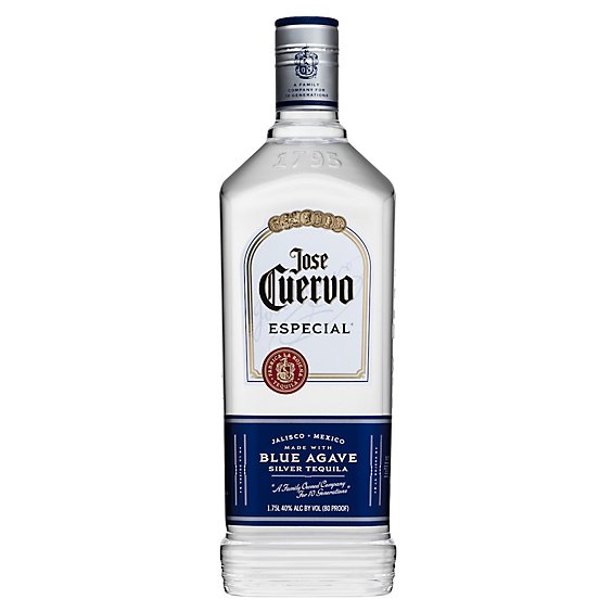 Jose Cuervo Tequila Especial Blue Agave Silver 80 Proof - 1.75 Liter