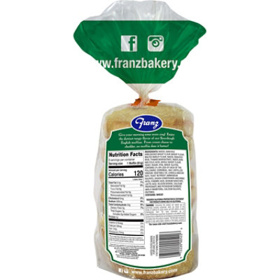 Franz English Muffins Sourdough 6 Count - 13 Oz - Vons