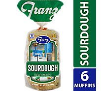 Franz English Muffins Sourdough 6 Count - 13 Oz