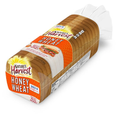 Nature's Harvest Honey Wheat Bread - 20 Oz - Image 4