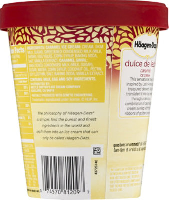 Haagen-Dazs Ice Cream Dulce De Leche - 28 Fl. Oz. - Image 2