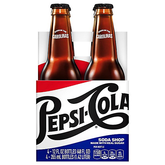 Pepsi Soda Cola - 4-12 Fl. Oz.