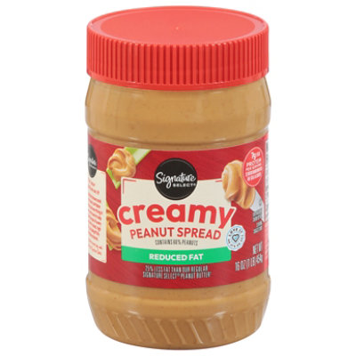 Signature SELECT Peanut Butter Creamy Reduced Fat - 16 Oz - Image 1