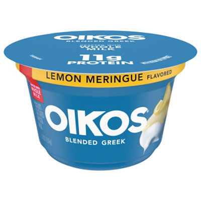 Oikos Greek Yogurt Blended Lemon Meringue - 5.3 Oz