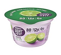 Dannon Light + Fit Key Lime Non Fat Gluten Free Greek Yogurt - 5.3 Oz