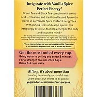 Yogi Perfect Energy Tea Vanilla Spice 16 Count - 1.12 Oz - Image 5