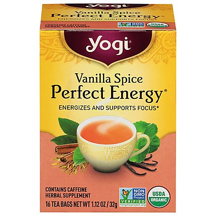 Yogi Perfect Energy Tea Vanilla Spice 16 Count - 1.12 Oz - Image 2